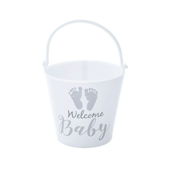 Mini Baby Shower Favor Pails, Baby, Party Supplies, 12 Pieces
