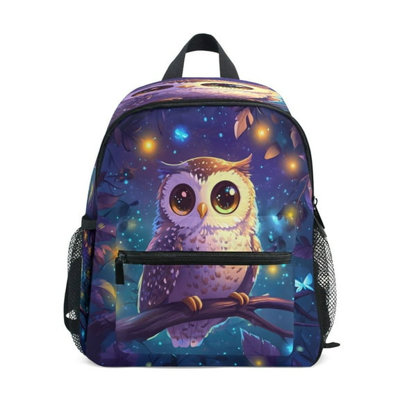 Mini Backpack 3d Cartoon Style Owl - Durable with Safety Features for 3-8 Years