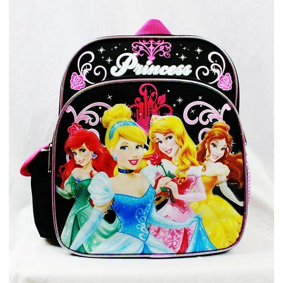 Mini Backpack - - 4 Princess Rose Bag Black School Bag New A05930