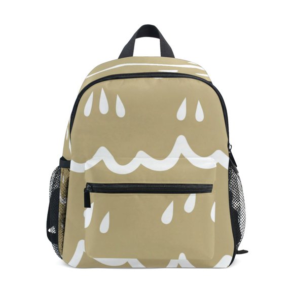 Mini Backpack Abstract Rain Scene - Durable with Safety Features for 3-8 Years