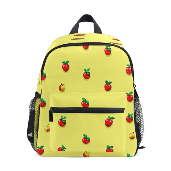 Mini Backpack Apples Pattern Design - Durable with Safety Features for 3-8 Years