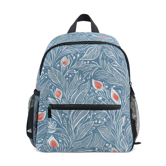 Mini Backpack Art Floral Design - Durable with Safety Features for 3-8 Years