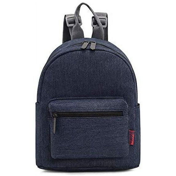 Mini Backpack, Beautiful 10" Fashion Design Casual Daypack, All Purpose Essential Bag- NAVY