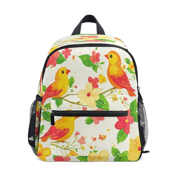 Mini Backpack Birds Vivid Perch - Durable with Safety Features for 3-8 Years