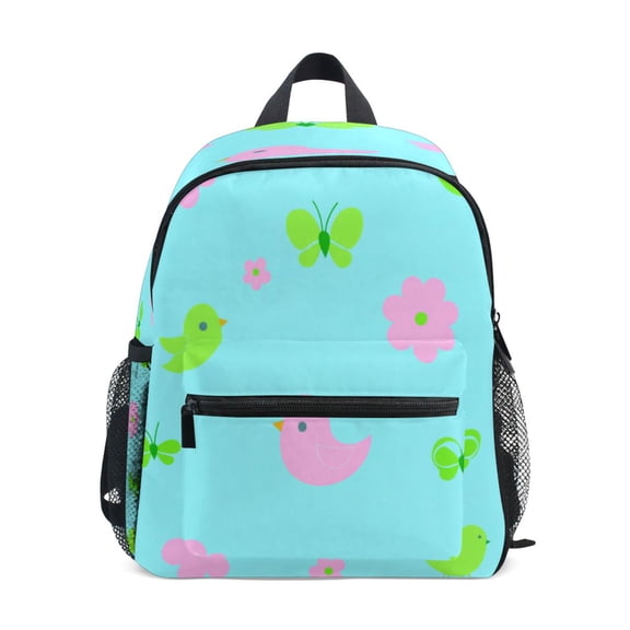 Mini Backpack Birds and Butterflies - Durable with Safety Features for 3-8 Years
