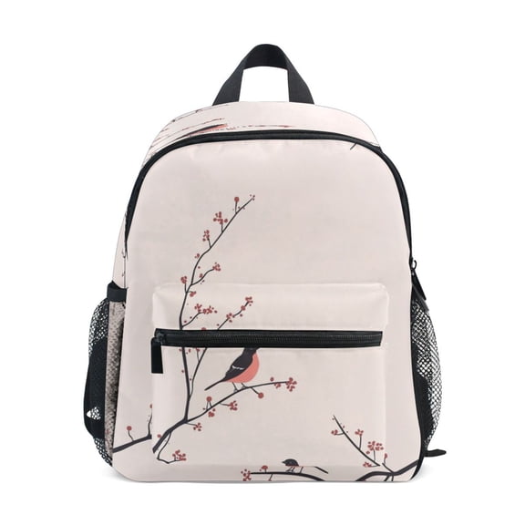 Mini Backpack Birds and Flowers Design - Durable with Safety Features for 3-8 Years