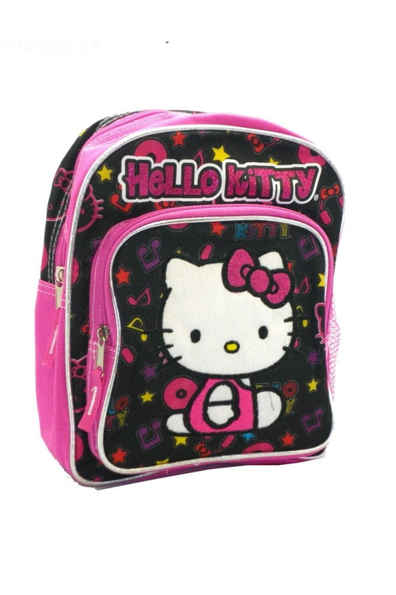 Mini Backpack - - Black Felt 10 School Bag New 828162