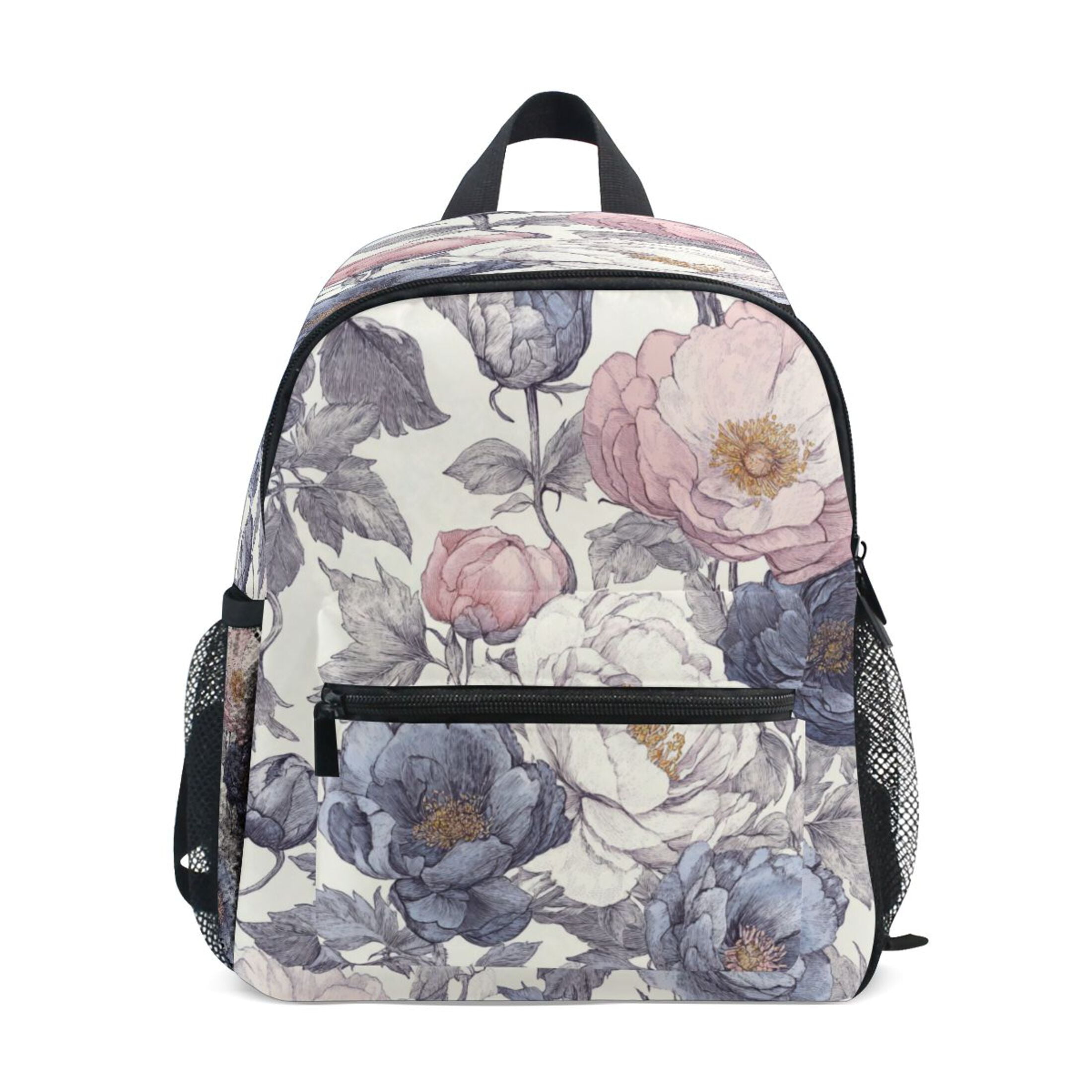 ★ ACOC★ Blooming Mini BackpackBlack 5008427517 Mini Backpack Blooming Flowers - Durable with Safety