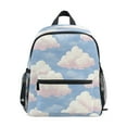 thumbnail image 1 of Mini Backpack Blue Sky and White Clouds - Durable with Safety Features for 3-8 Years, 1 of 9