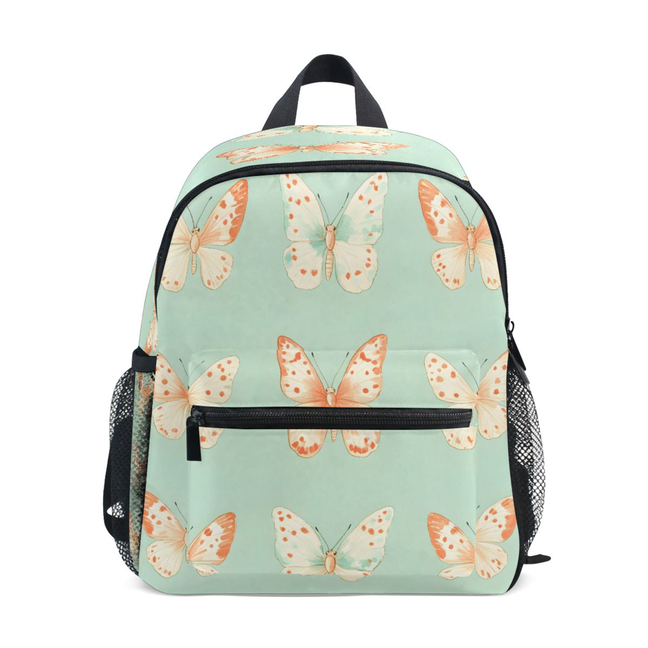 6315 Green Butterfly Moon Small Backpack Purse Travel Bag Lightweight Luna Moth Convertible Bag | Spacious, Whimsical Backpack  main image 2
