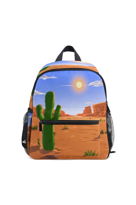 Mini Backpack Cactus - Durable with Safety Features for 3-8 Years