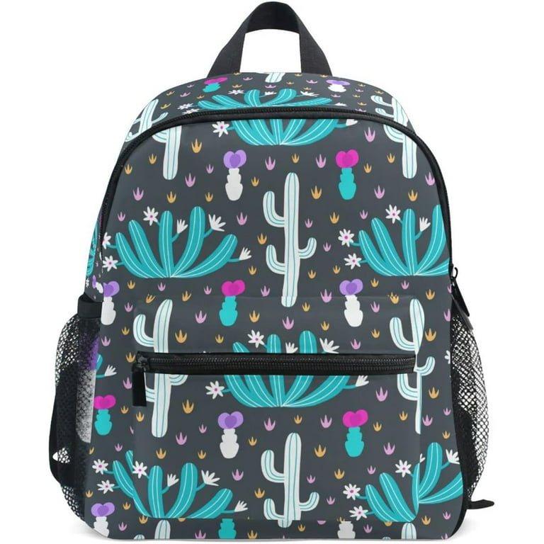 Mini Backpack Cactus Field Cute Pattern School Bag For Kindergarten Kids with Name Tag 12 12.6 inch Walmart