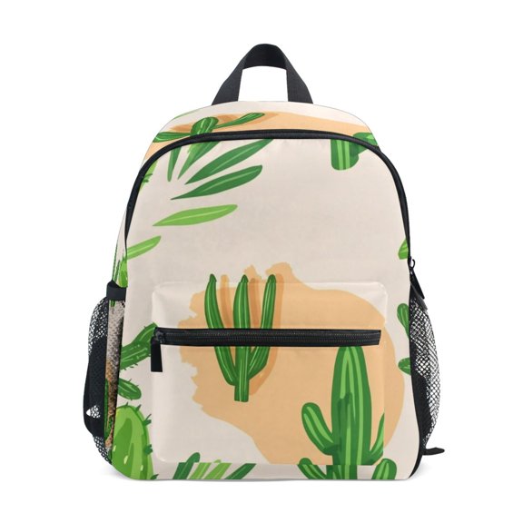 Mini Backpack Cactus Pattern - Durable with Safety Features for 3-8 Years
