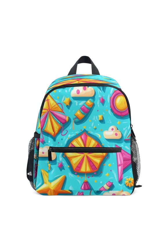 Mini Backpack Candy Pattern Design - Durable with Safety Features for 3-8 Years
