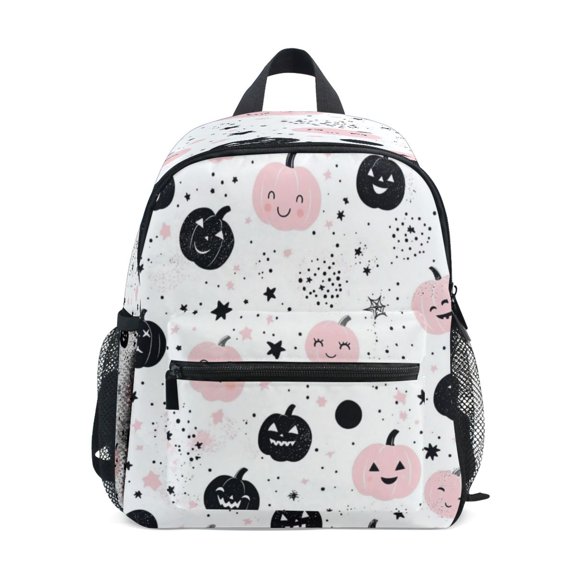 Mini Backpack Cartoon Pumpkin Pattern - Durable with Safety Features for 3-8 Years