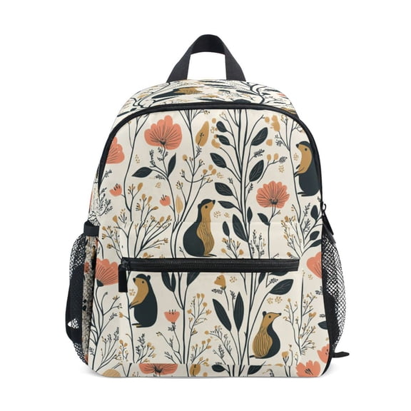 Mini Backpack Cartoon Style Pattern - Durable with Safety Features for 3-8 Years