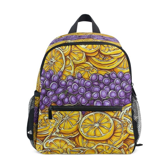 Mini Backpack Citrus Delight - Durable with Safety Features for 3-8 Years