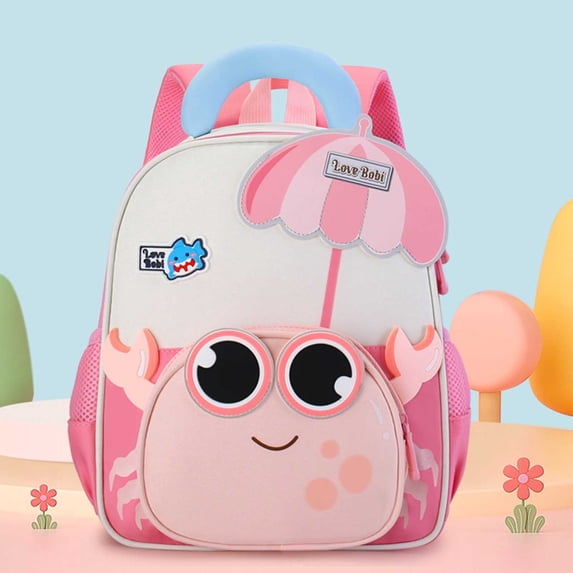 Mini Backpack Cute Animal Cartoon Casual Backpack Fashion Small Backpack Lightweight Schoolbag Adjustable Shoulder Straps 2026 Back to School(Pink)