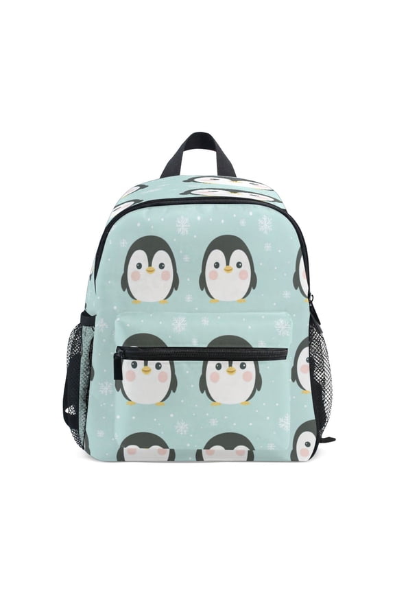 Mini Backpack Cute Penguin Seamless - Durable with Safety Features for 3-8 Years