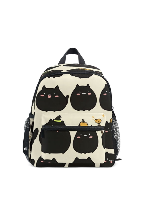 Mini Backpack Cuteblack Cat - Durable with Safety Features for 3-8 Years