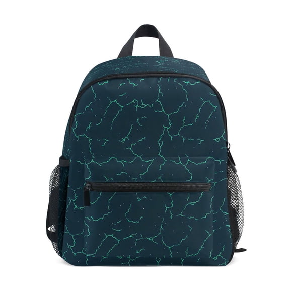 Mini Backpack Dark Cracked Earth - Durable with Safety Features for 3-8 Years