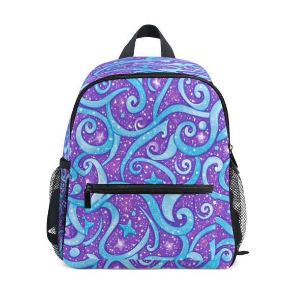 Mini Backpack Dazzling Plant Pattern - Durable with Safety Features for 3-8 Years