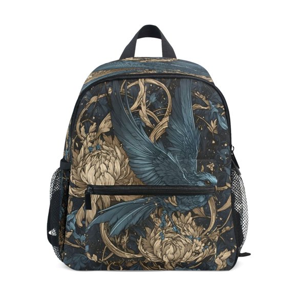 Mini Backpack Epiphyllum and Crow - Durable with Safety Features for 3-8 Years