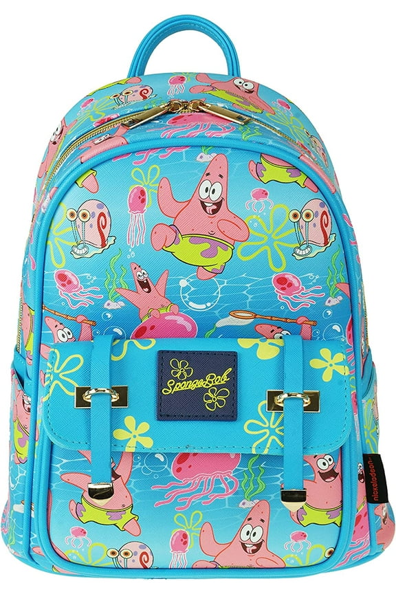Mini Backpack Faux Leather - Spongebob Patrick A21344