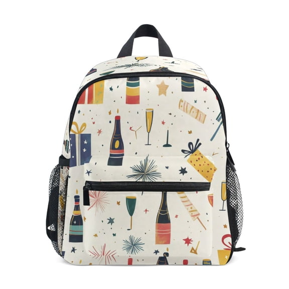 Mini Backpack Festival Celebration Design - Durable with Safety Features for 3-8 Years