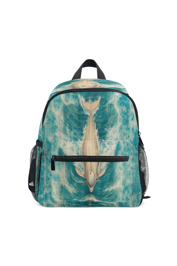 Mini Backpack Fish - Durable with Safety Features for 3-8 Years