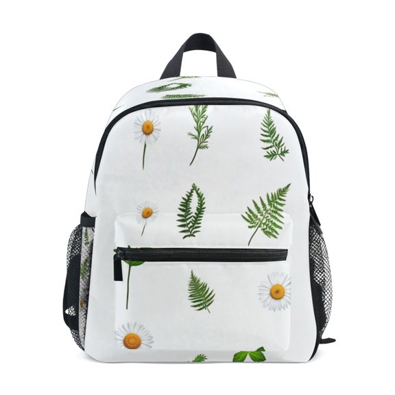 Mini Backpack Flowers and Leaf - Durable with Safety Features for 3-8 Years