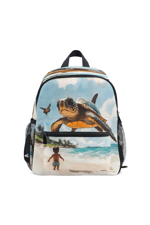 Mini Backpack Flying Turtle - Durable with Safety Features for 3-8 Years