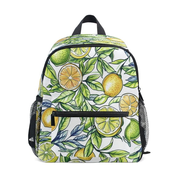 Mini Backpack Fresh Lemon - Durable with Safety Features for 3-8 Years