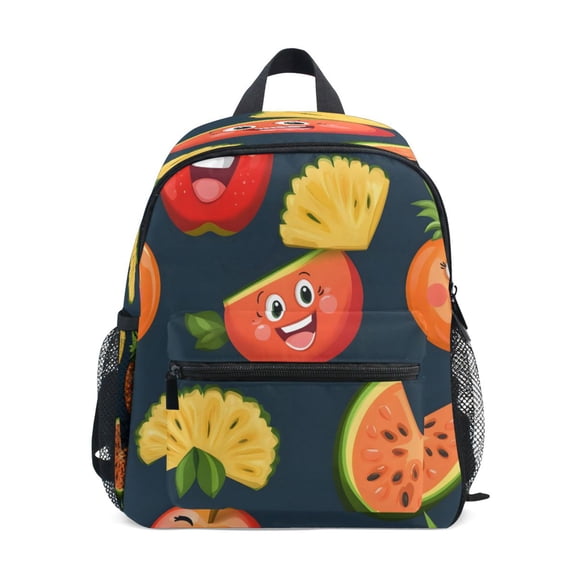 Mini Backpack Fruit Themed Pattern - Durable with Safety Features for 3-8 Years