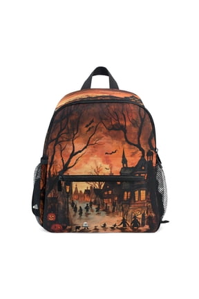 Mini Backpack Ghost Horror - Durable with Safety Features for 3-8 Years