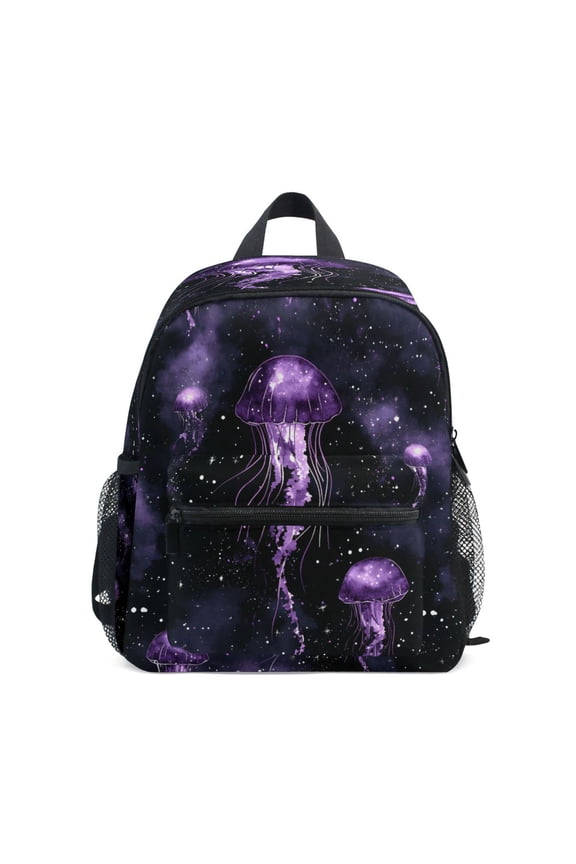 Mini Backpack Glow in The Dark Jellyfish - Durable with Safety Features for 3-8 Years