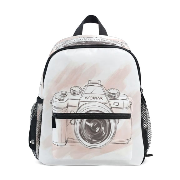 Mini Backpack Hand Drawn Camera - Durable with Safety Features for 3-8 Years