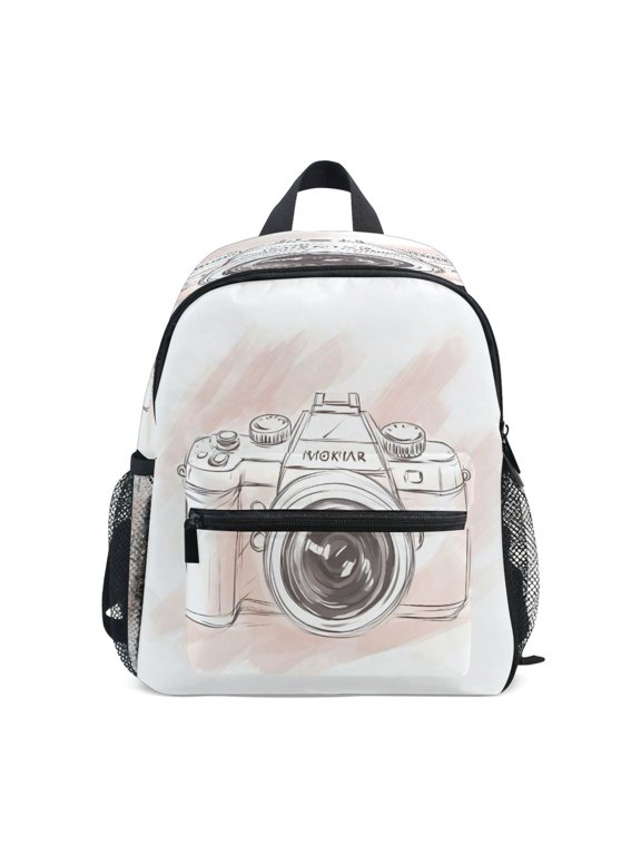 Mini Backpack Hand Drawn Camera - Durable with Safety Features for 3-8 Years