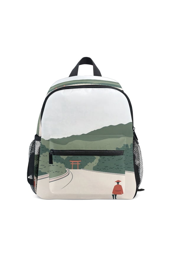 Mini Backpack Japanese Samurai - Durable with Safety Features for 3-8 Years