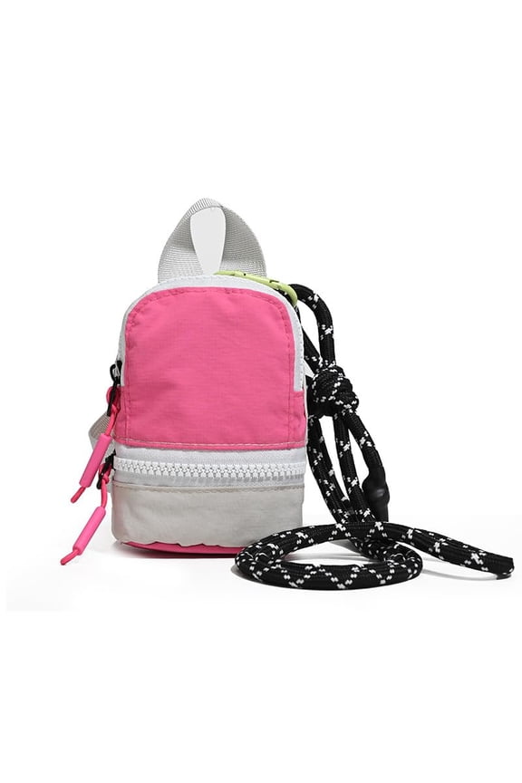Mini Backpack Keychain Coin Purse, Cute Tiny Shoolbag Backpack Charm Keychain Attachment Holder for Men Women.
