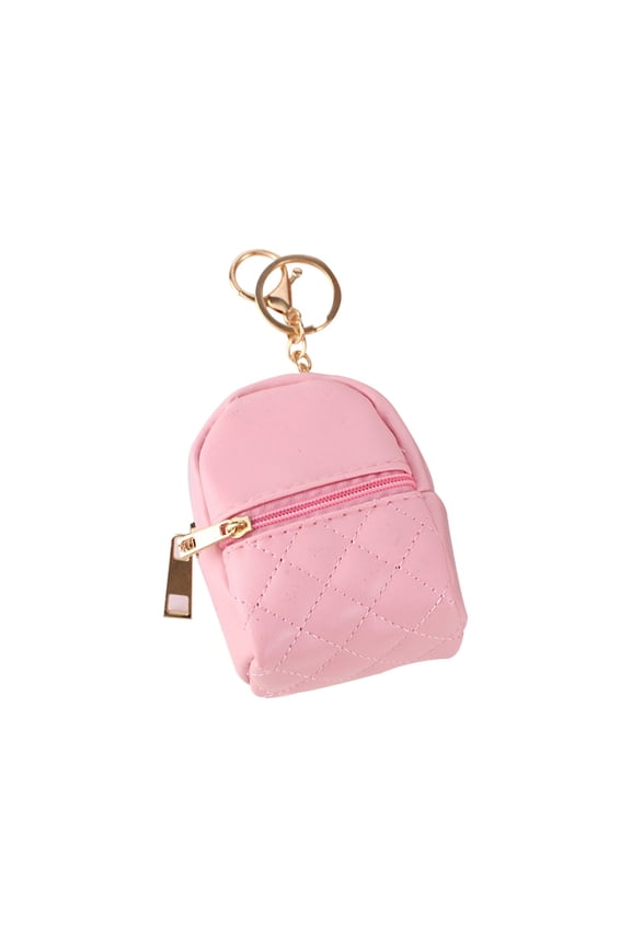 Mini Backpack Keychain with Zipper Small Change Coin Purse For home outdoor bag