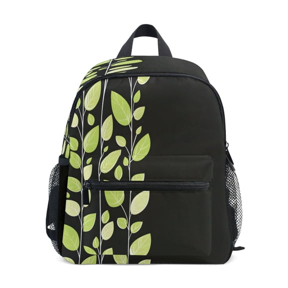 Mini Backpack Light Green Vines - Durable with Safety Features for 3-8 Years
