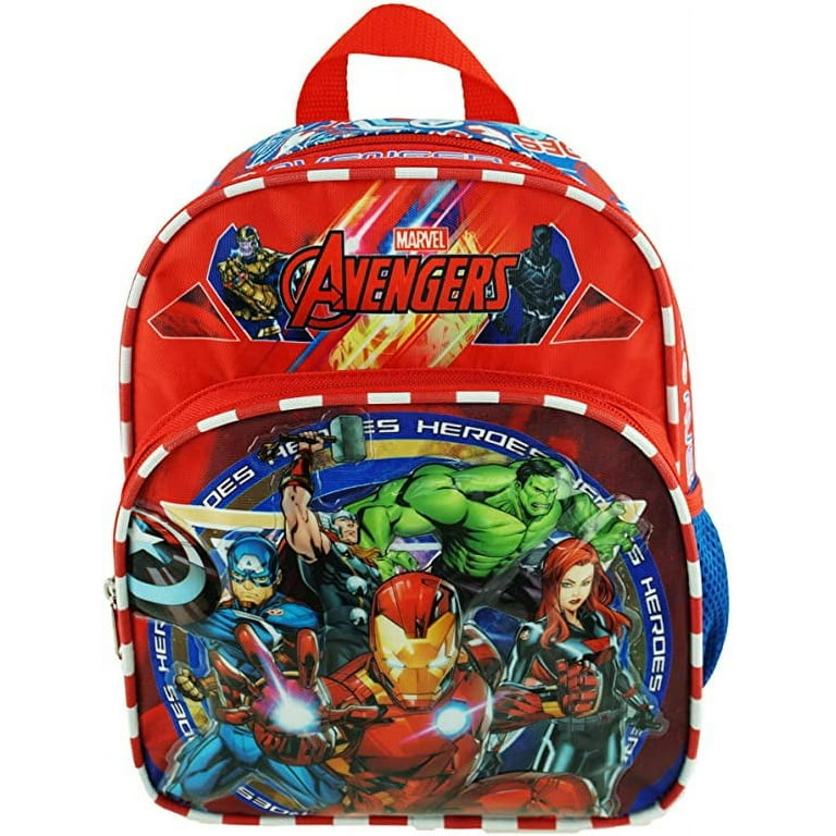 Mini Backpack Marvel Avengers vs Thanos 10 Red Blue