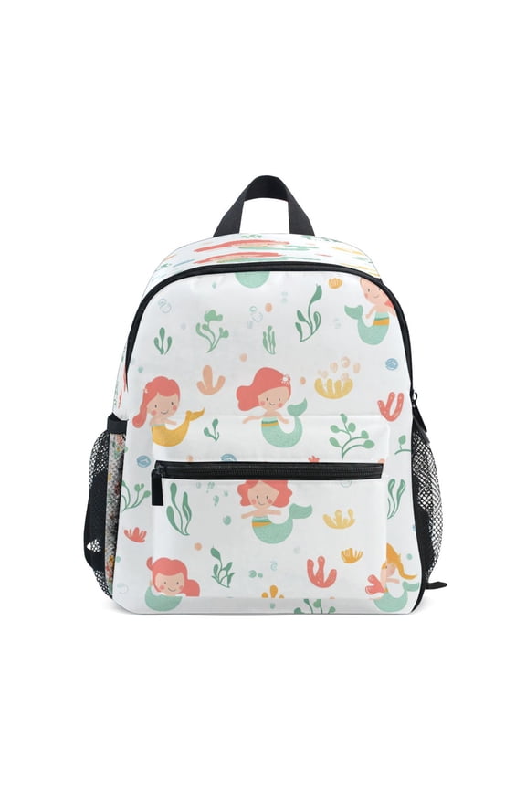 Mini Backpack Mermaid Pattern Design - Durable with Safety Features for 3-8 Years