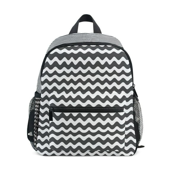 Mini Backpack Minimalist Line Art - Durable with Safety Features for 3-8 Years