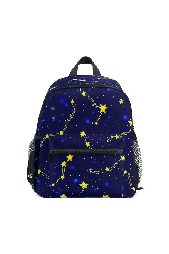 Mini Backpack Night Sky Constellations - Durable with Safety Features for 3-8 Years