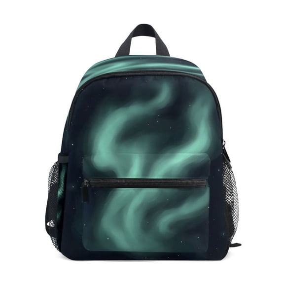 Mini Backpack Nighttime Aurora Pattern - Durable with Safety Features for 3-8 Years