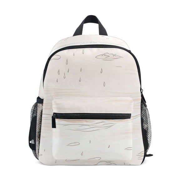 Mini Backpack Ocean Waves and Rain - Durable with Safety Features for 3-8 Years