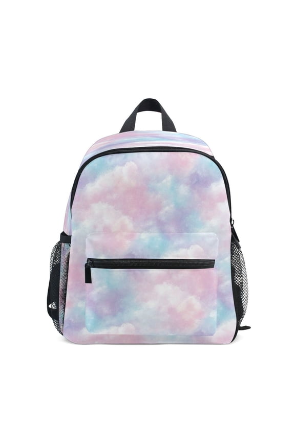 Mini Backpack Pastel Clouds - Durable with Safety Features for 3-8 Years