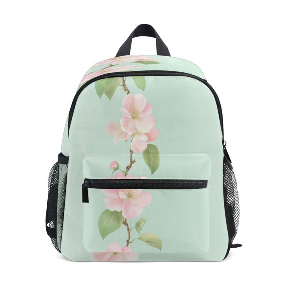Mini Backpack Peach Blossom Vine - Durable with Safety Features for 3-8 Years